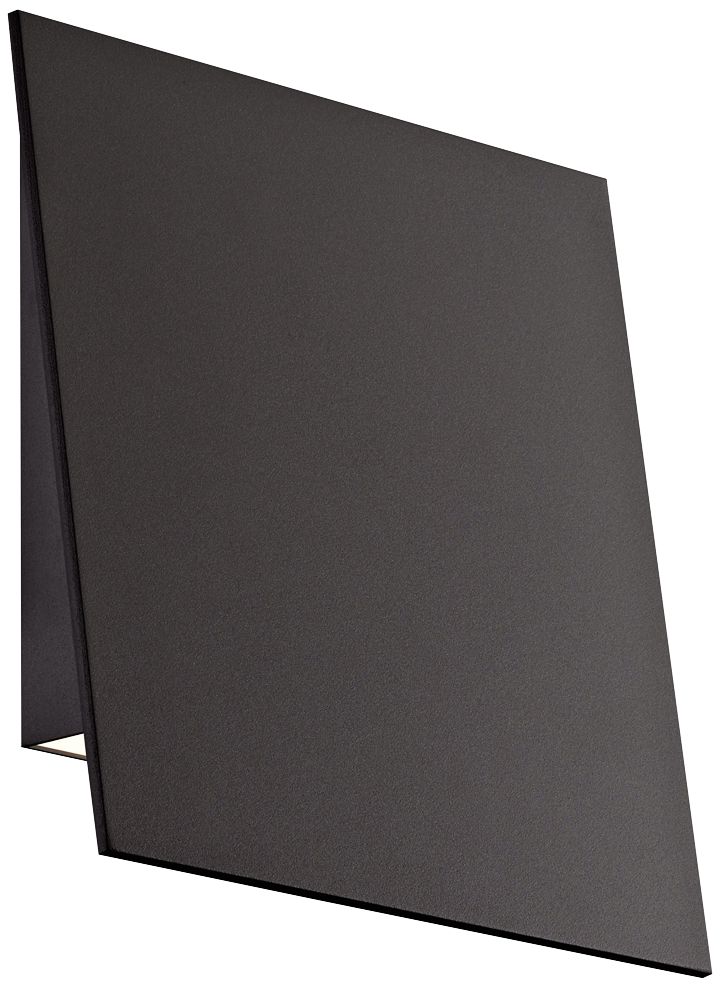 Angled Plane 7 3/4"H Textured Bronze LED Outdoor Wall Light