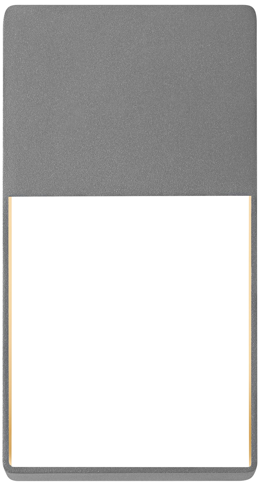 Light Frames 13"H Textured Gray LED Outdoor Wall