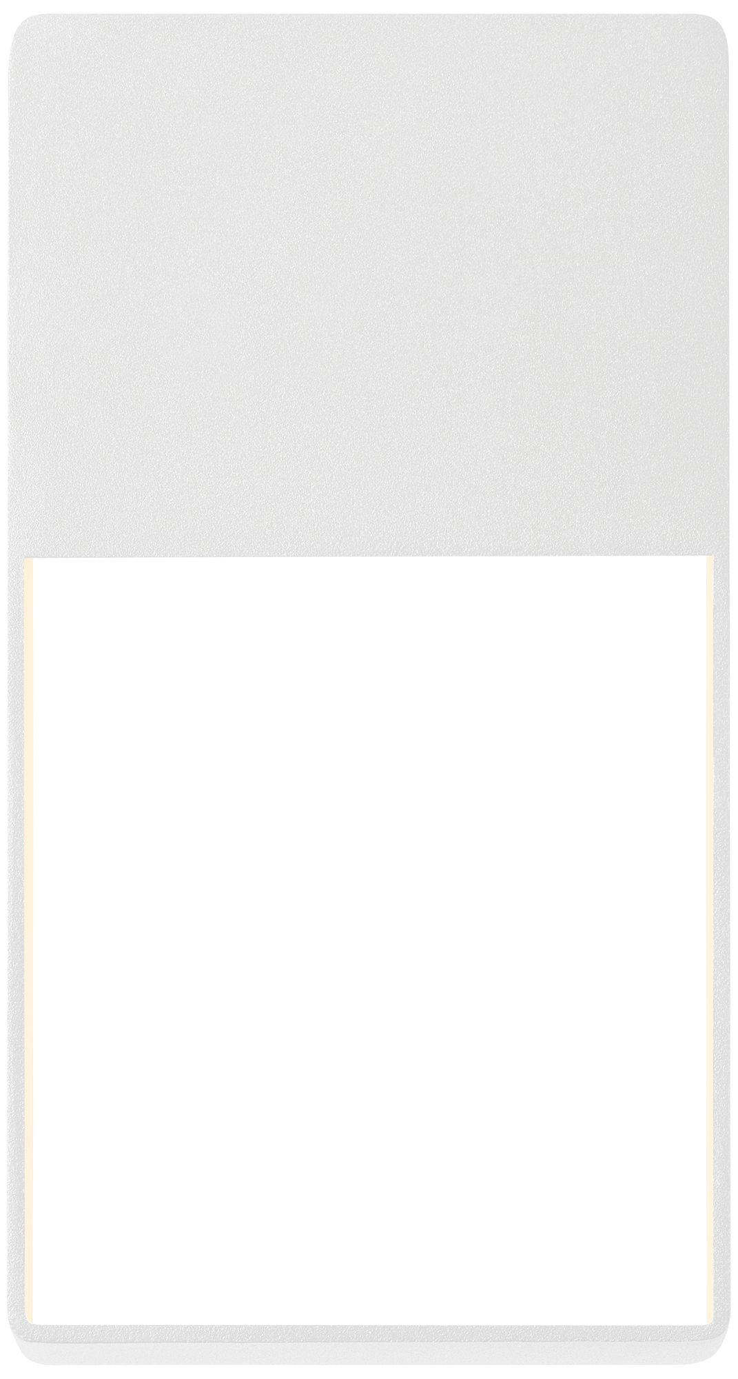 Light Frames 13"H Textured White LED Outdoor Wall
