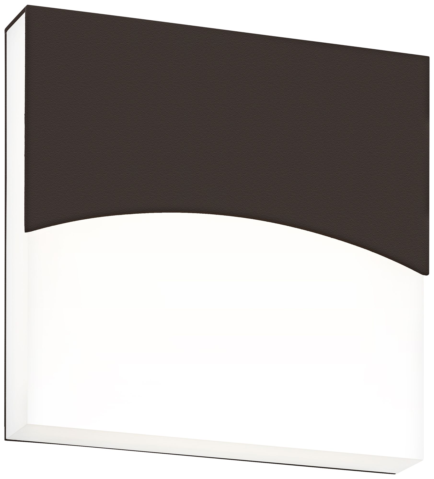 Sonneman Aku 7"H Textured Bronze LED Outdoor Wall Light