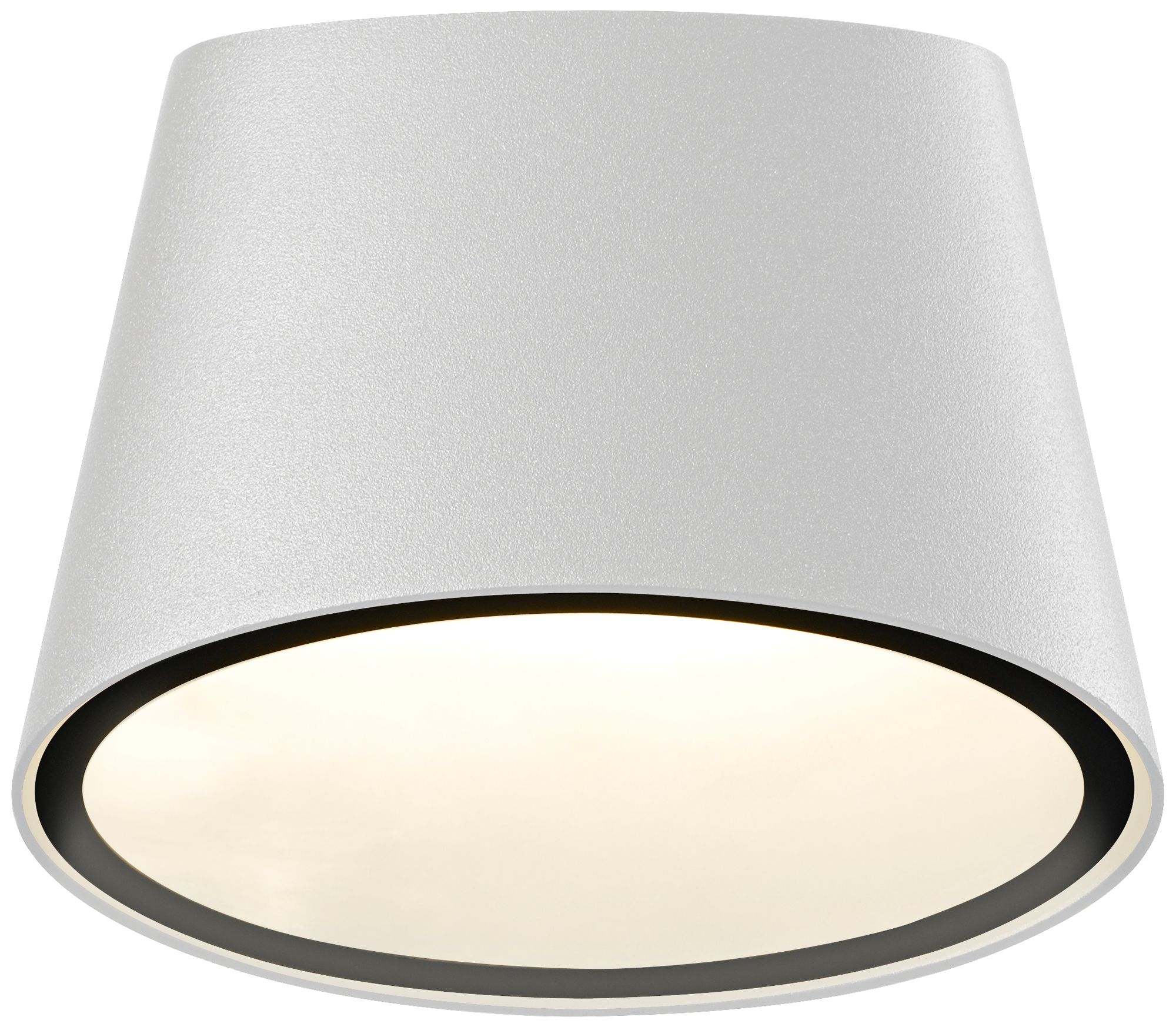 Elips 5 1/4"H Textured White LED Outdoor Wall Light