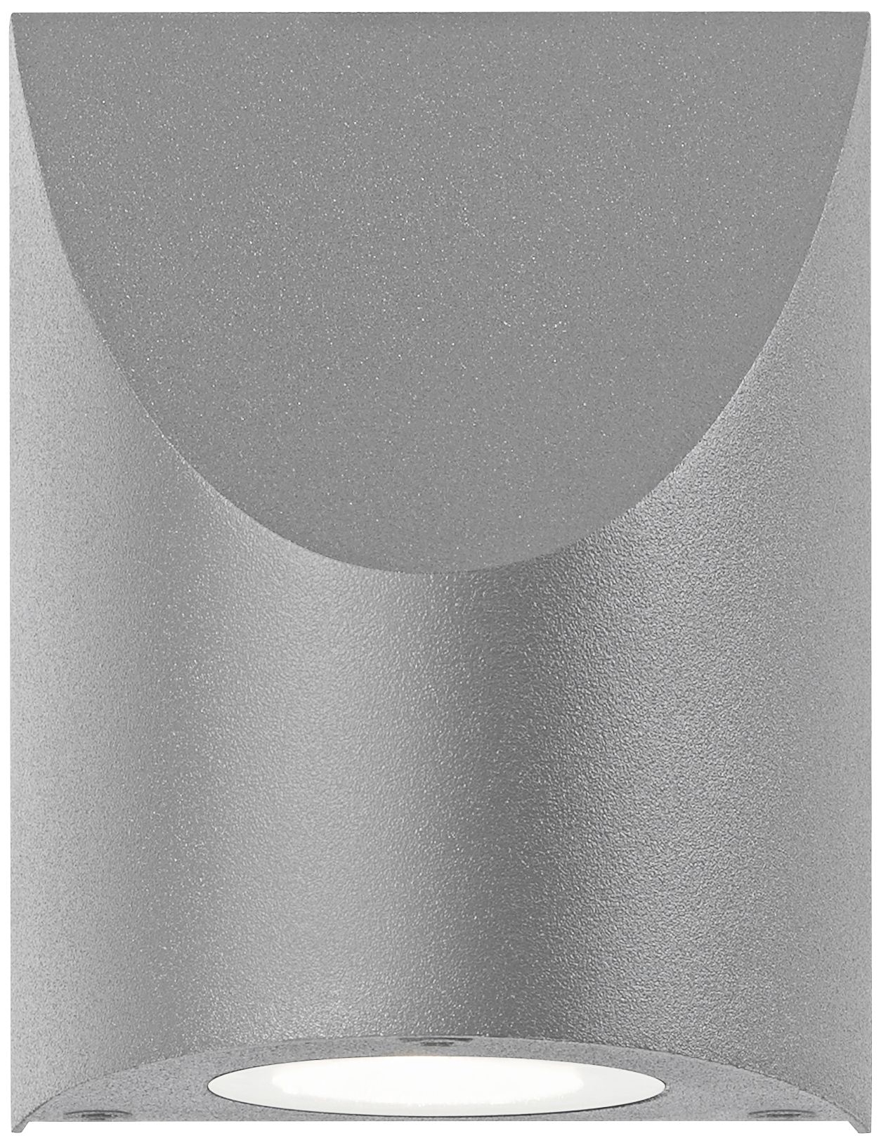 Shear 4 3/4" High Textured Gray LED Outdoor Wall Light