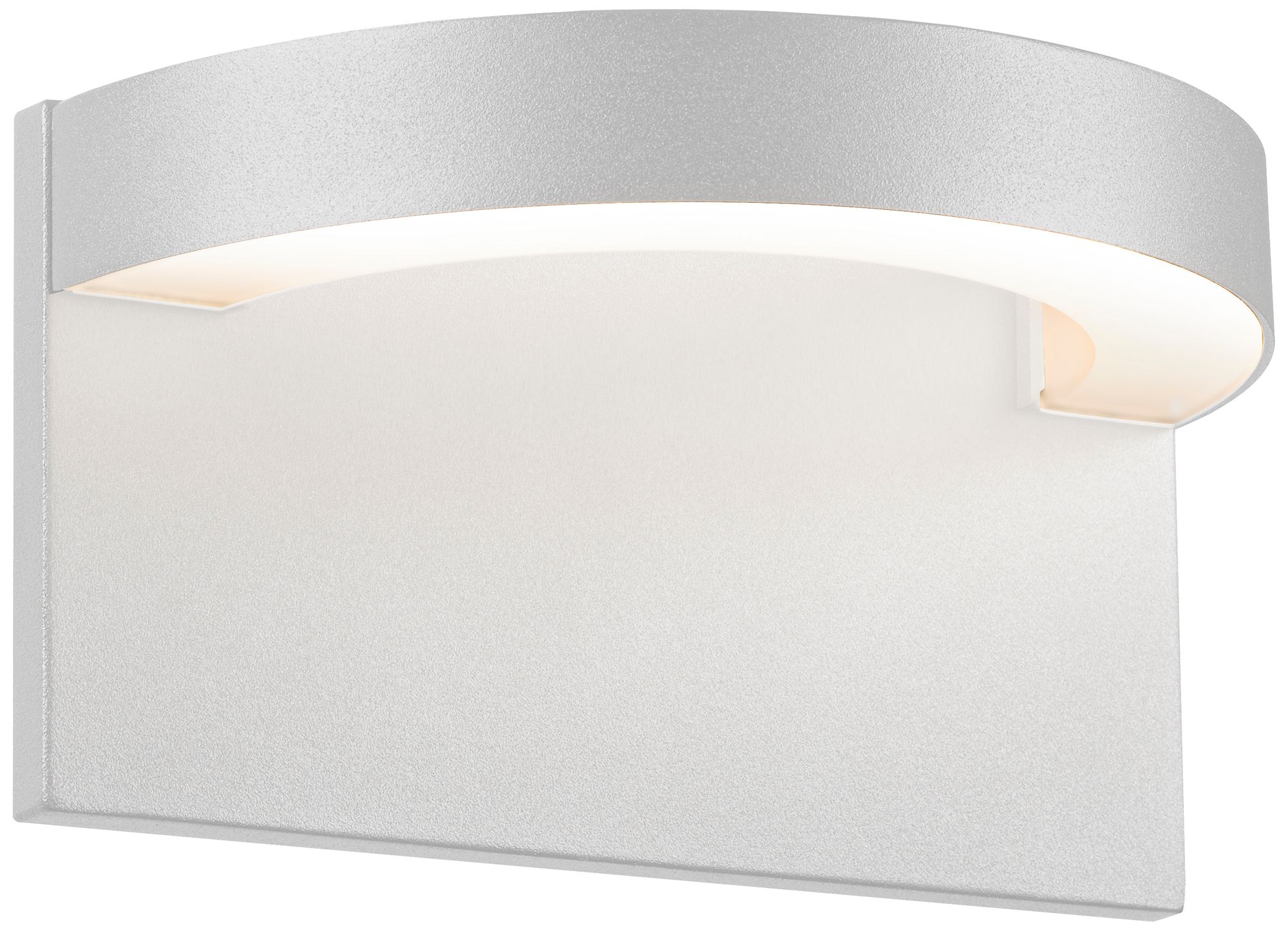 Sonneman Cusp 5 1/4"H Textured White LED Outdoor Wall Light