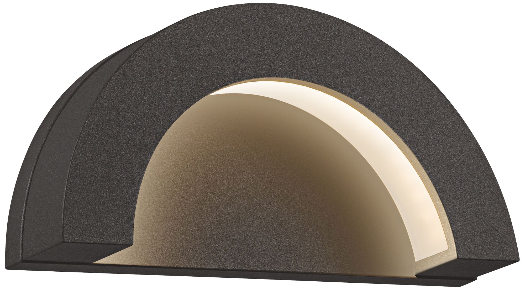 Crest 4 3/4"H Textured Bronze LED Outdoor Wall Light