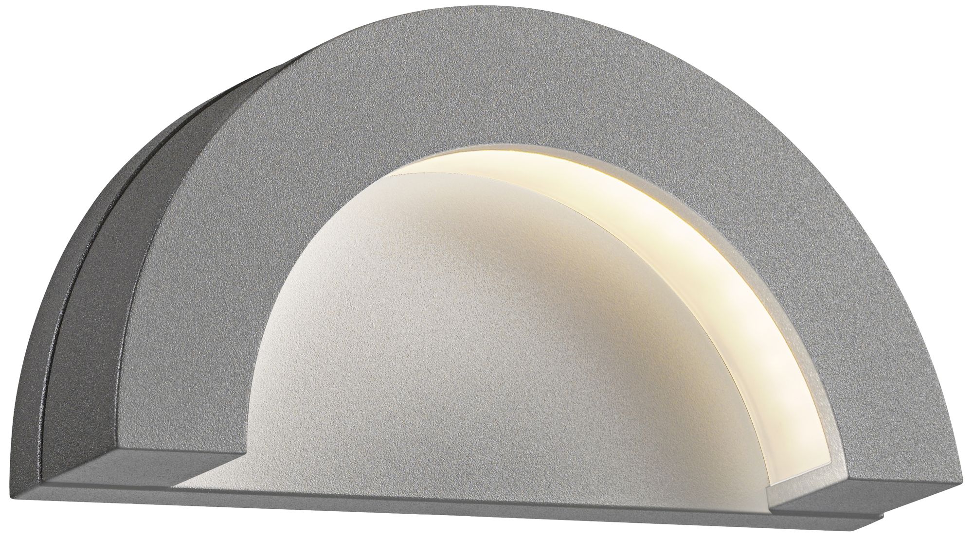 Crest 4 3/4" High Textured Gray LED Outdoor Wall Light