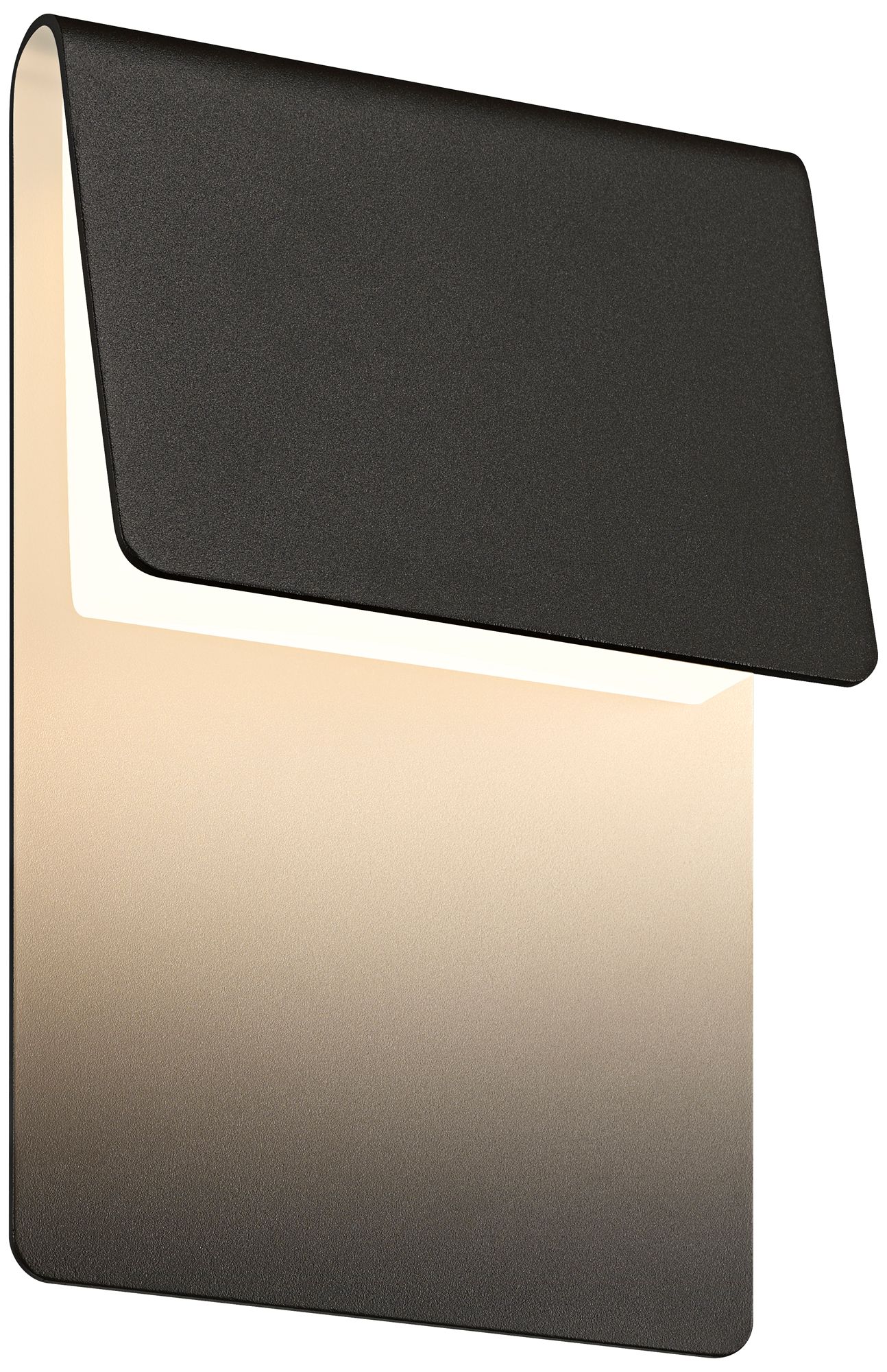 Sonneman Ply 11"H Textured Bronze LED Outdoor Wall Light