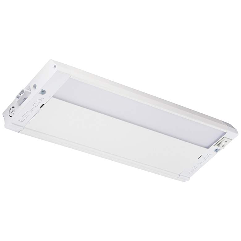 Image 1 Kichler 4U 12" Wide Textured White LED Under Cabinet Light