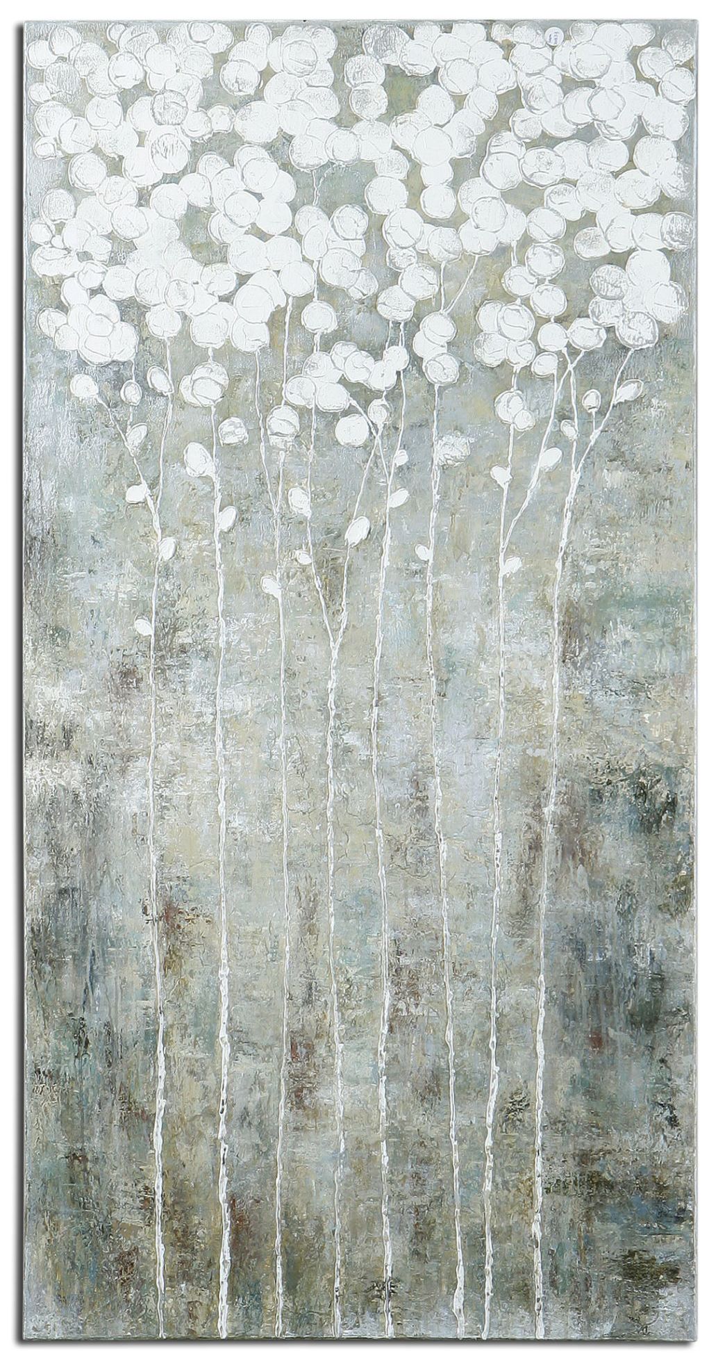 Uttermost Cotton Florals 55" High Framed Canvas Wall Art 9N798