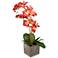 Red Orchid 26" High Silk Potted Plant