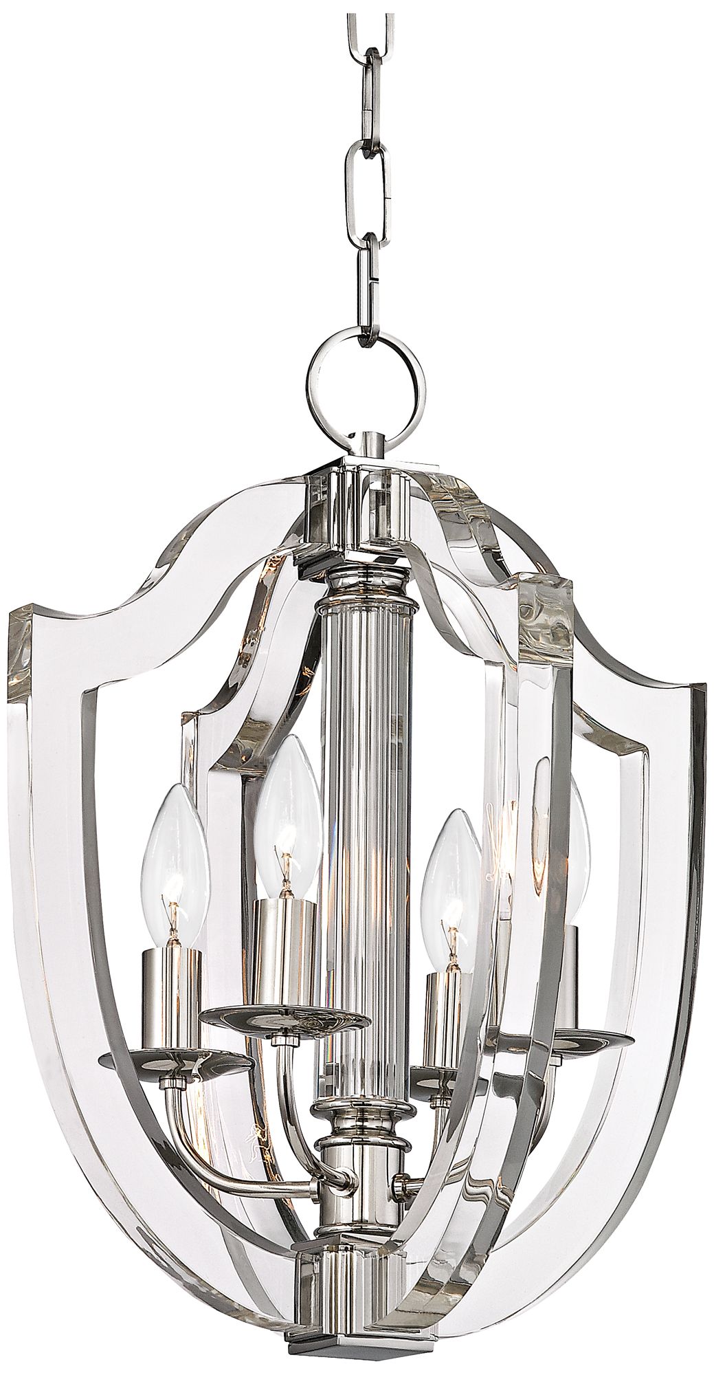 Hudson Valley Arietta 12 1/2"W Polished Nickel Pendant Light