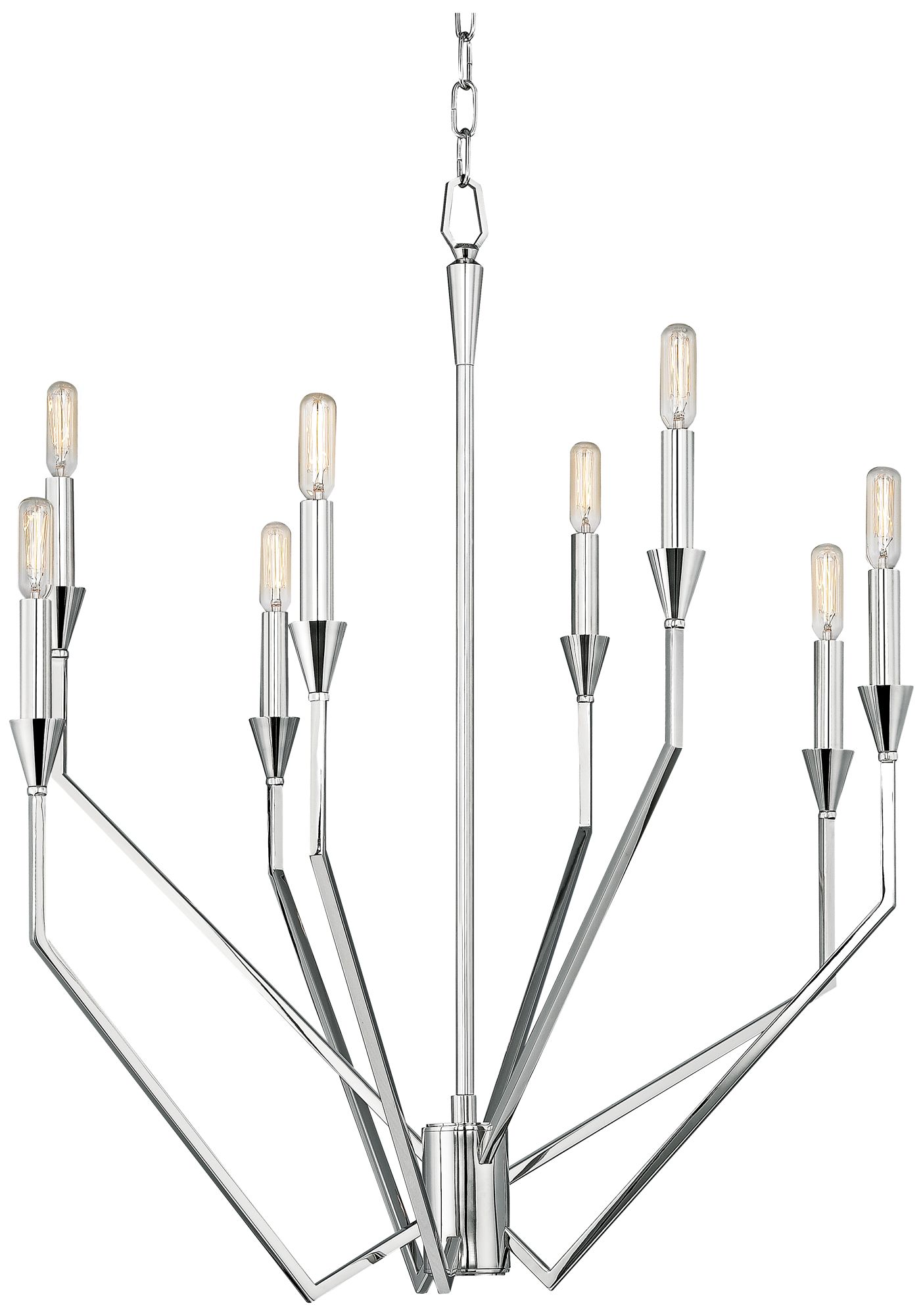 Hudson Valley Archie 24 1/4" W Polished Nickel Chandelier