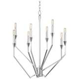 Hudson Valley Archie 24 1/4&quot; W Polished Nickel Chandelier