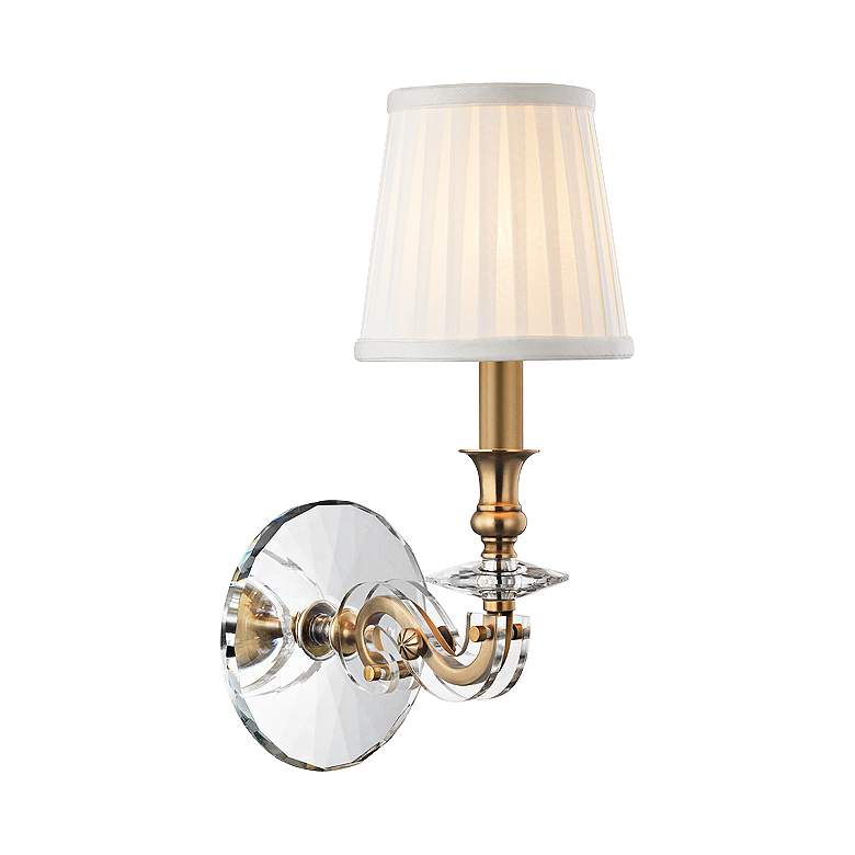 Lapeer 14" High Aged Brass 1-Light Wall Sconce - #9P945 ... Lapeer 14" High Aged Brass 1-Light Wall Sconce - #9P945 ... on Aged Brass Wall Sconce id=72034
