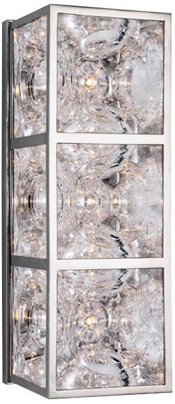 Hudson Valley Fisher 13 3/4"H Polished Nickel Wall Sconce