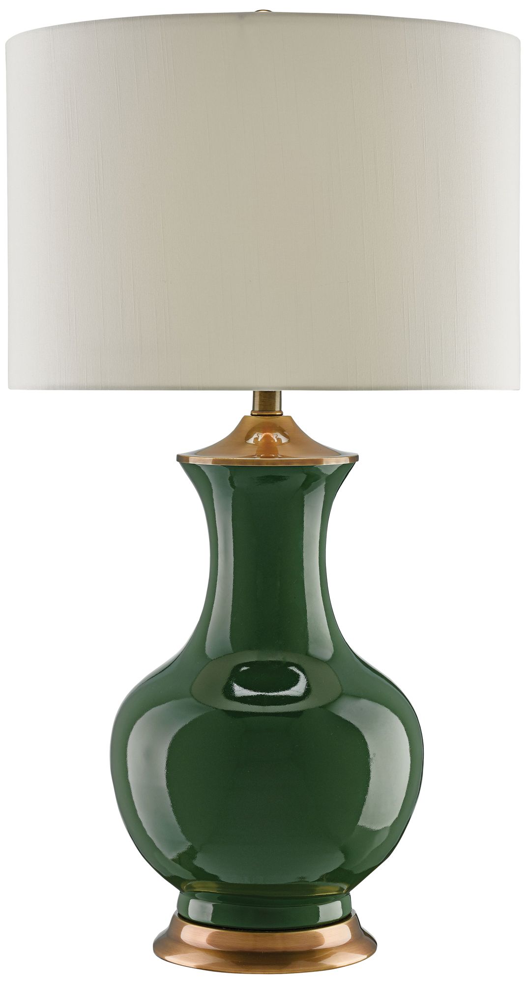 green lamp