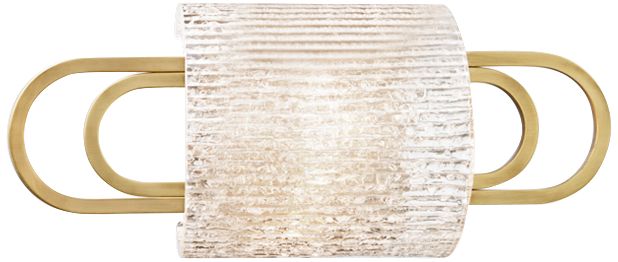 Hudson Valley Buckley 12 3/4" Wide Aged Brass Wall Sconce