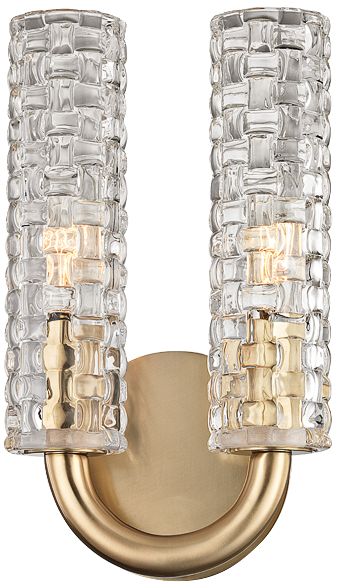 Hudson Valley Dartmouth 10 3/4" High Aged Brass Wall Sconce