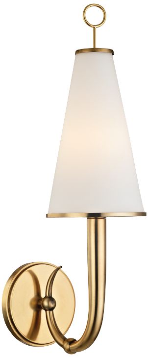 Hudson Valley Colden 21" High Aged Brass Wall Sconce