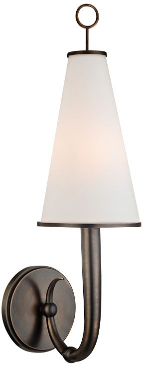 Hudson Valley Colden 21" High Distressed Bronze Wall Sconce