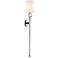 Hudson Valley Rockland 37" High Polished Nickel Wall Sconce