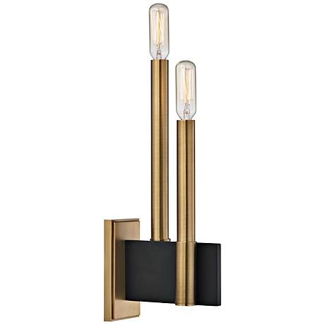 Hudson Valley Abrams 12 3/4" High Aged Brass Wall Sconce ... Hudson Valley Abrams 12 3/4" High Aged Brass Wall Sconce ... on Aged Brass Wall Sconce id=65118