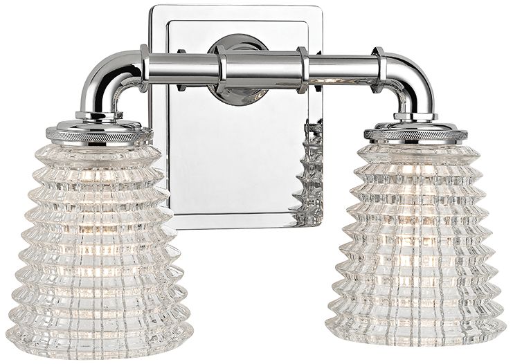Hudson Valley Westbrook 12" Wide Polished Chrome Bath Light