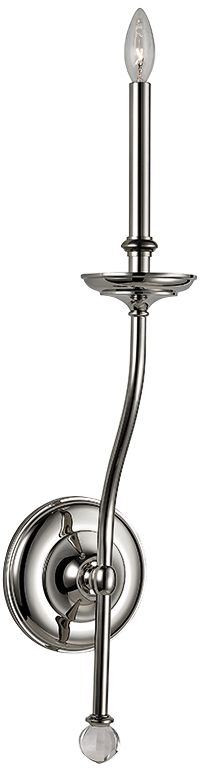 Hudson Valley Lauderhill 27"H Polished Nickel Wall Sconce