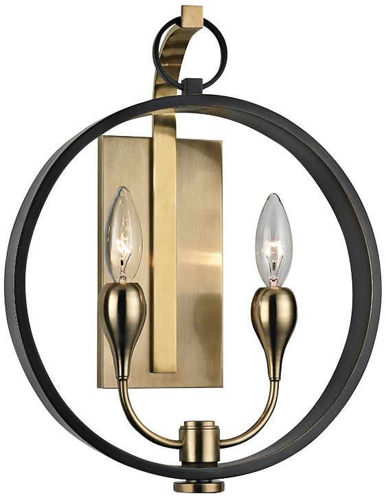 Hudson Valley Dresden 14 3/4"H Aged Old Bronze Wall Sconce