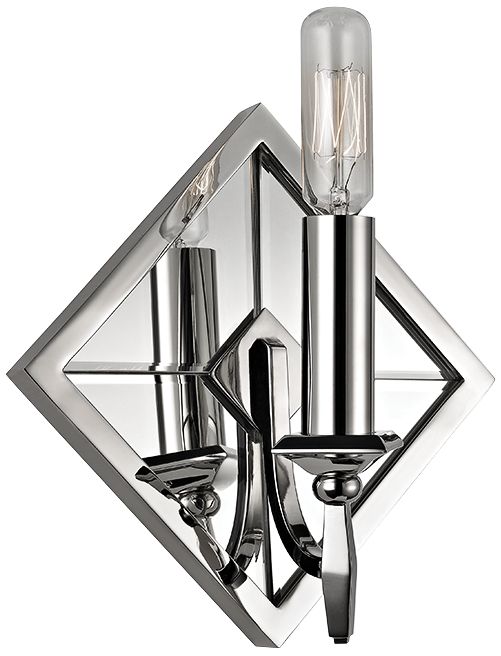 Hudson Valley Colfax 9 1/2" High Polished Nickel Wall Sconce