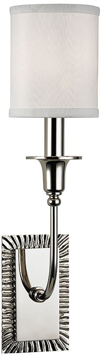 Hudson Valley Dover 17 3/4" High Polished Nickel Wall Sconce