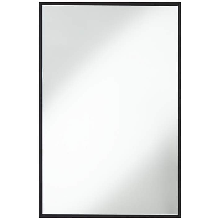 Uttermost Andrew Black 24 X 36 Wall, 24 X 36 Black Metal Frame Mirror