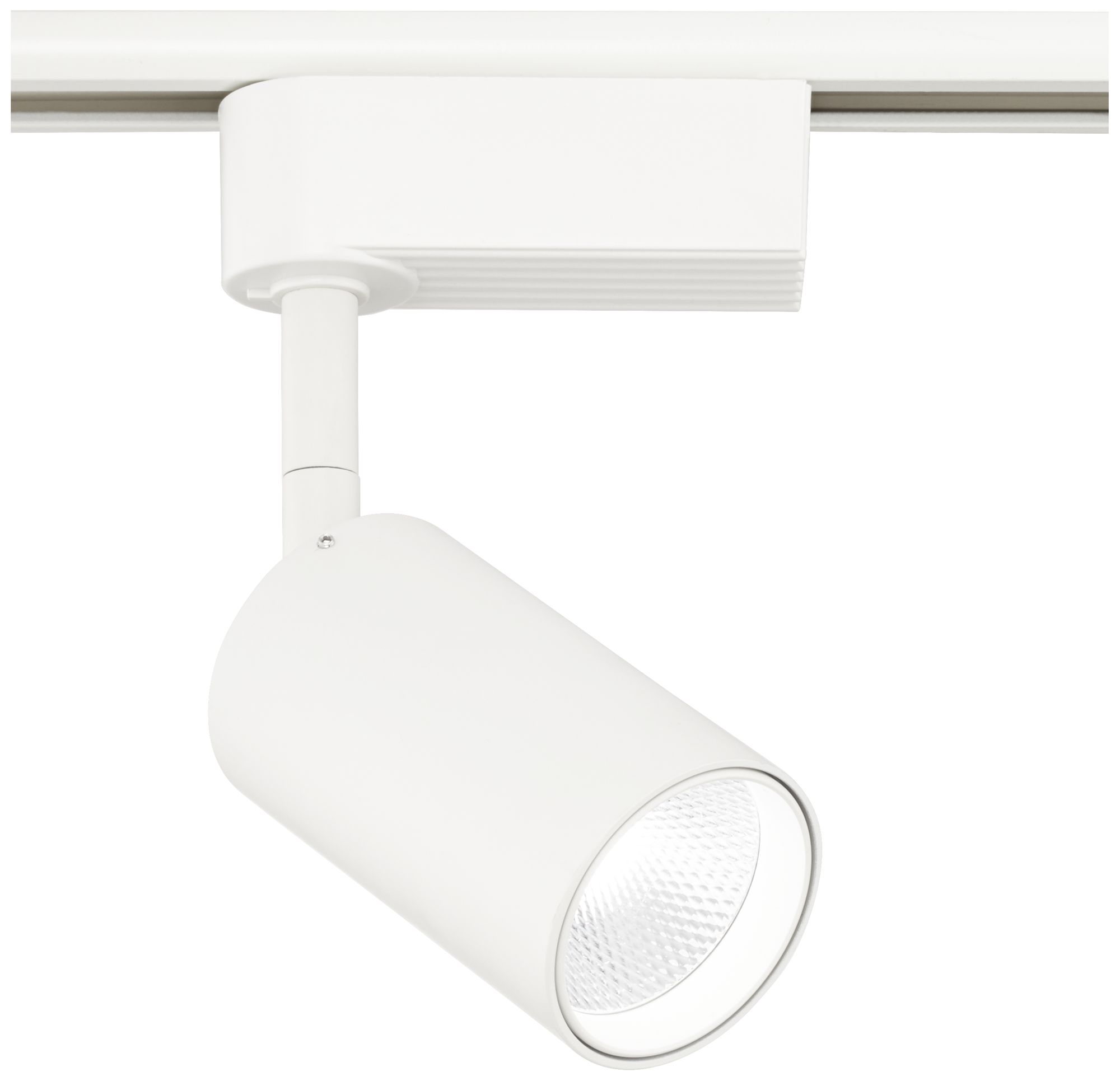 White 3 1/2" Wide Dimmable 8W LED Lightolier Cylinder Track Head