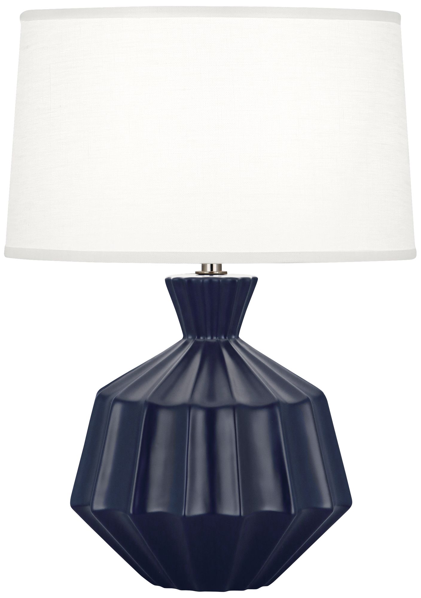 Robert Abbey Orion 17 3/4" Matte Midnight Blue Accent Lamp