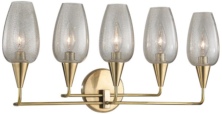 Hudson Valley Longmont 11" High Aged Brass Wall Sconce