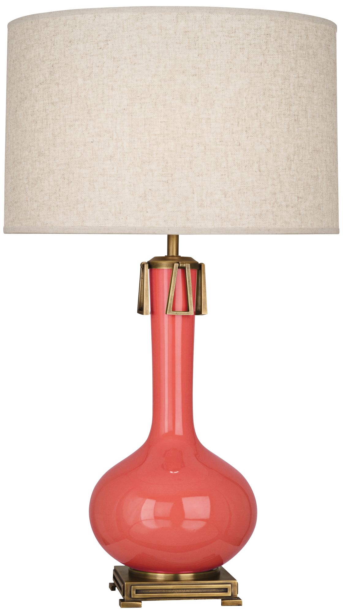 Robert Abbey Athena Melon Ceramic Table Lamp 9R930 Lamps Plus