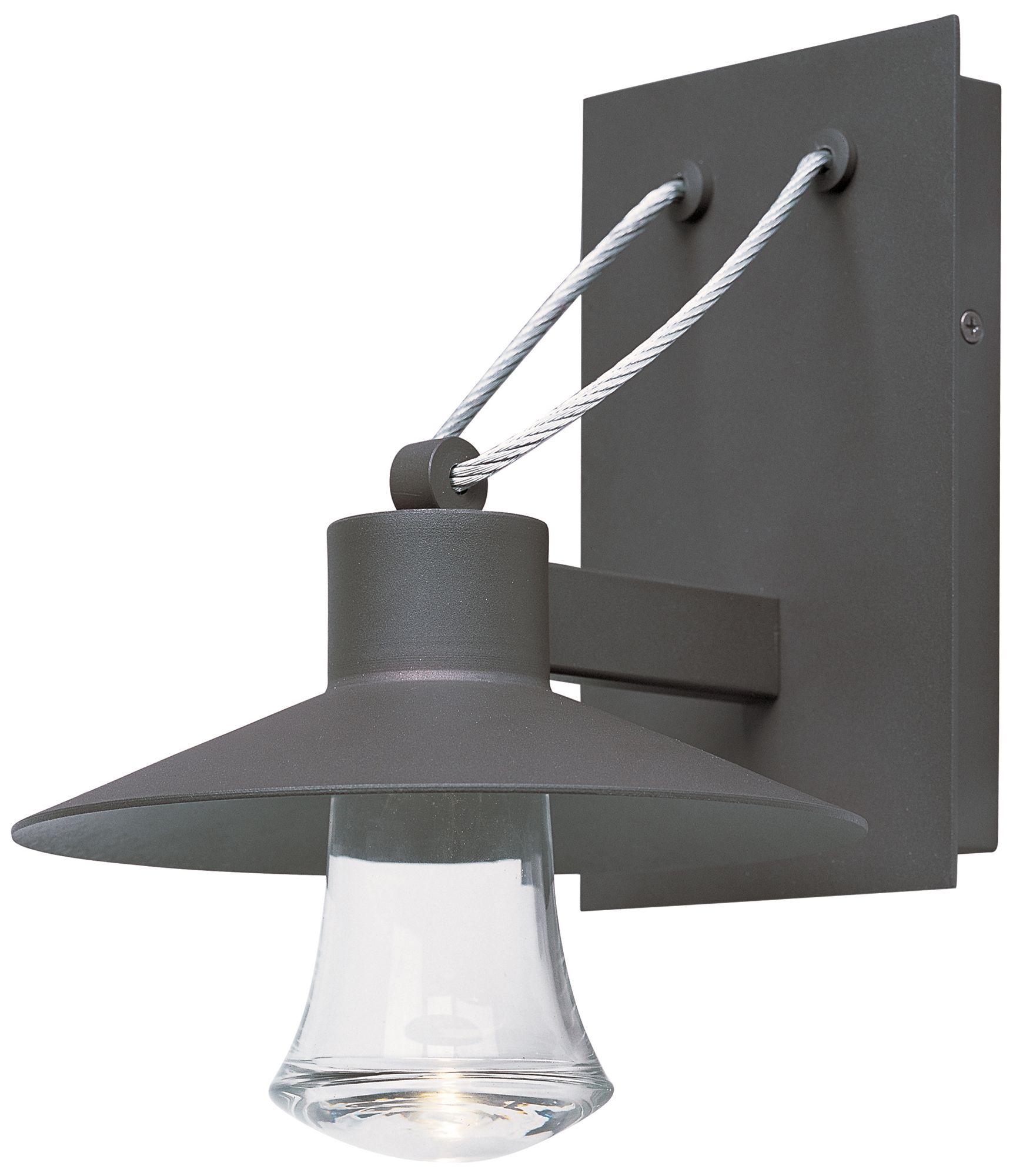 Civic 10 1/2"H Architectural Bronze LED Outdoor Wall Light