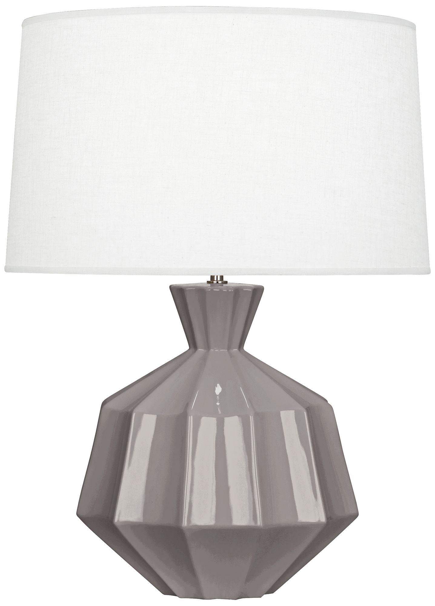 Robert Abbey Orion 27" Smokey Taupe Ceramic Table Lamp