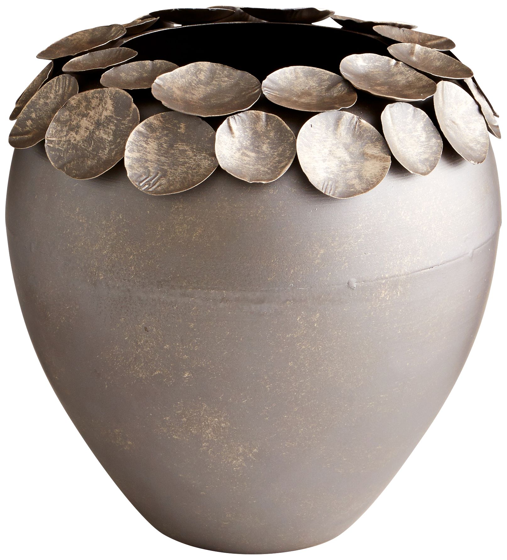 Cyan Design 14 1/2" High Electrum Bronze Vase Container