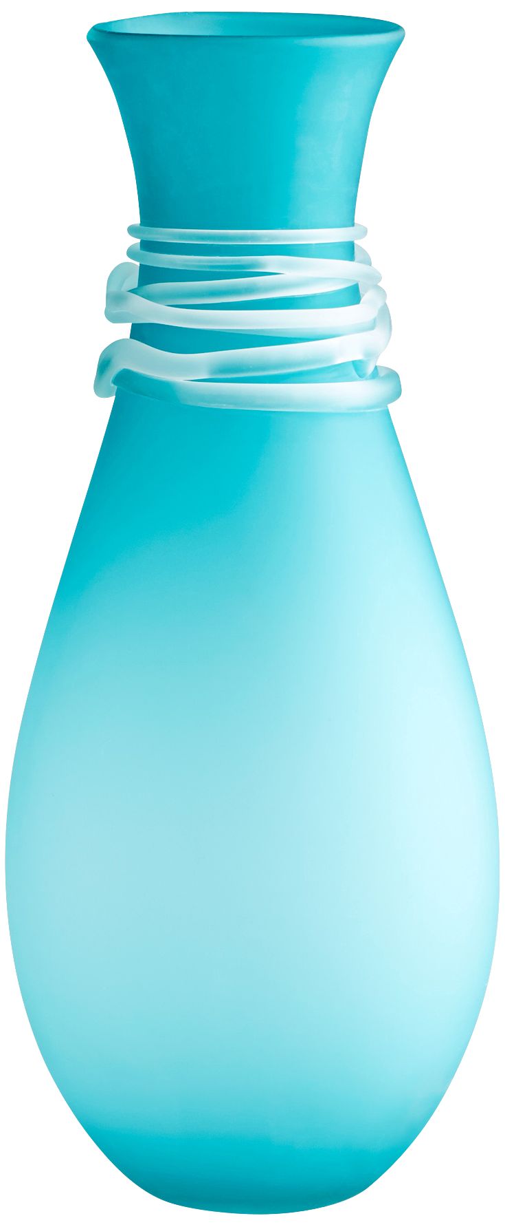 Cyan Design Alpine Blue 21 3/4" High Large Glass Vase