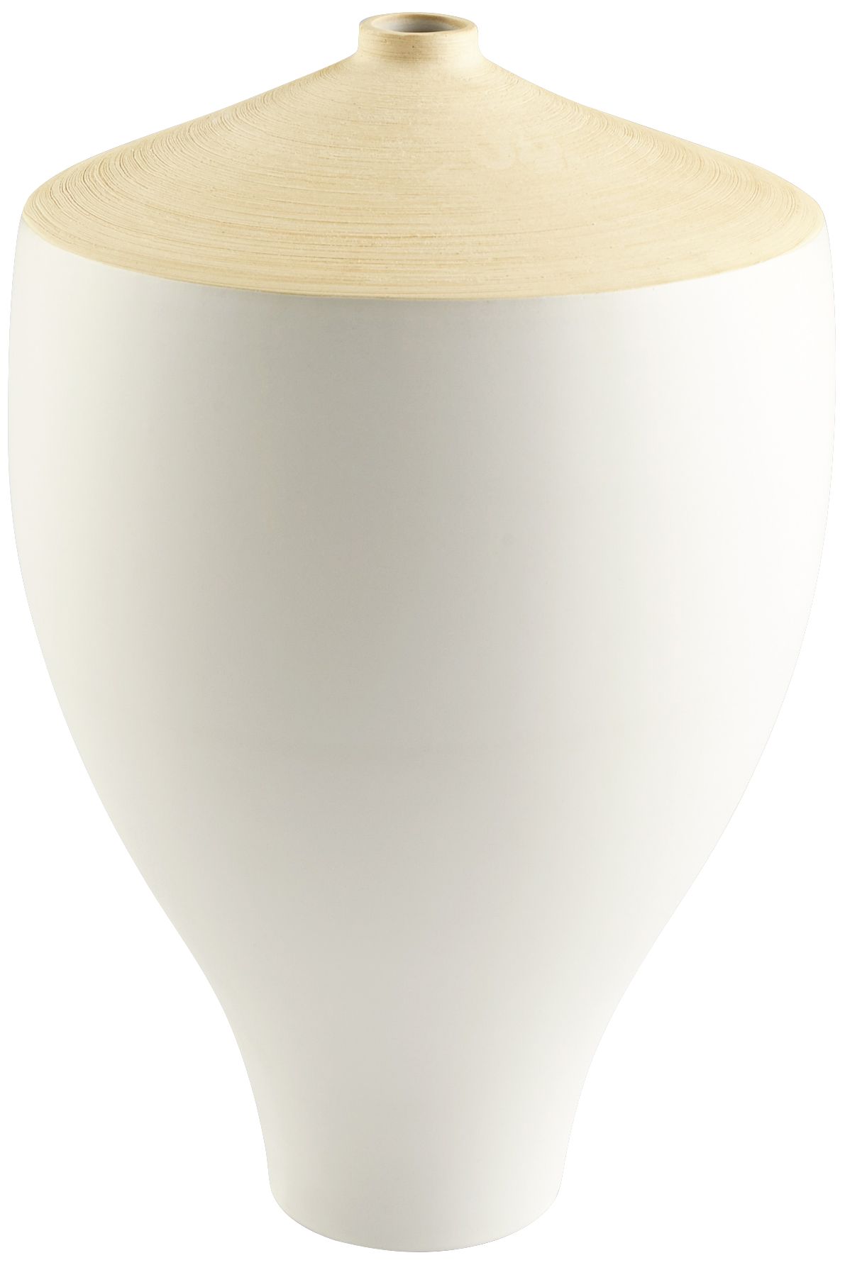Cyan Design Inez Matte White 15 3/4" High Large Ceramic Vase