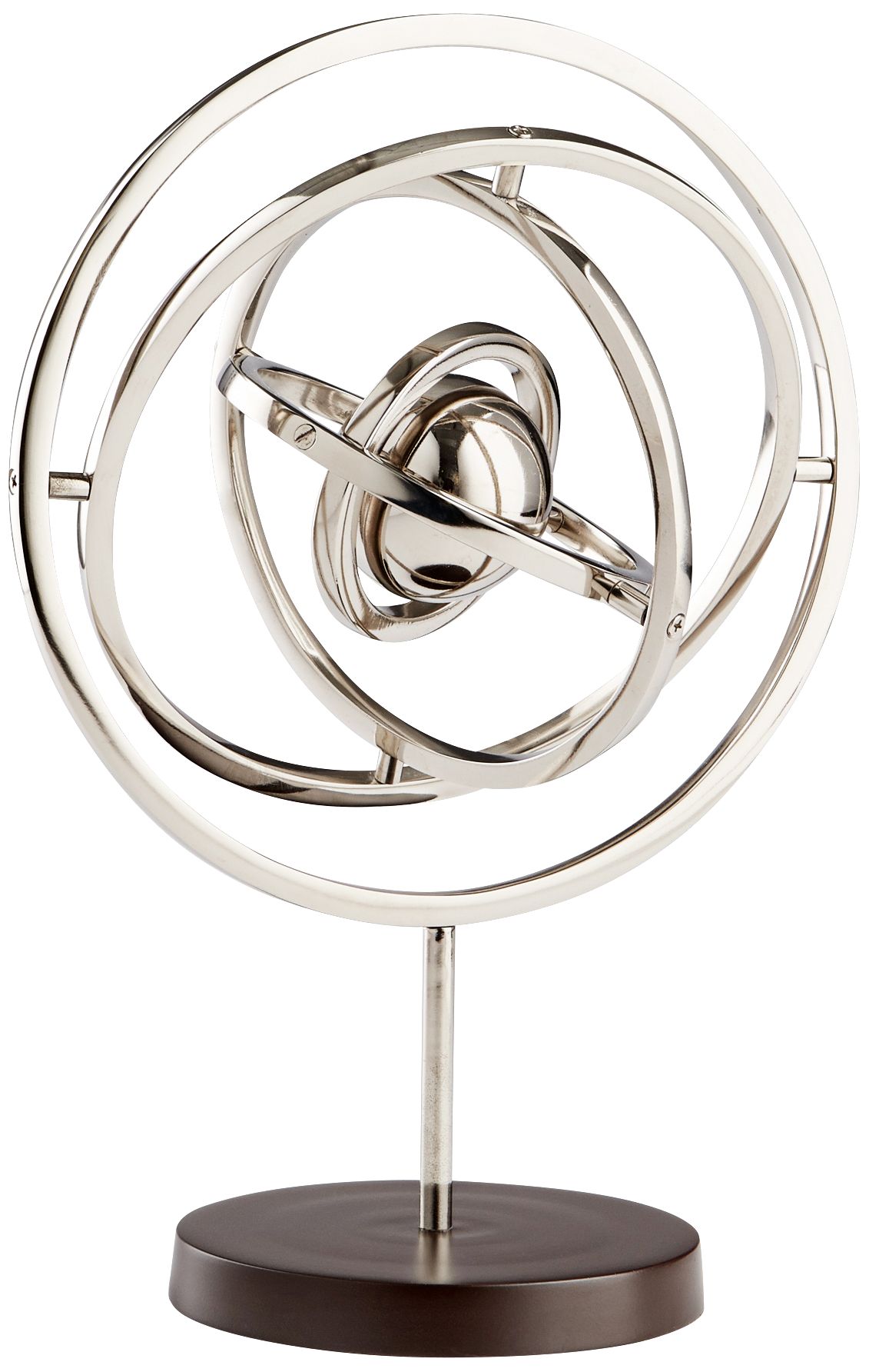 Cyan Design Nebula 16 3/4" High Nickel Sculpture