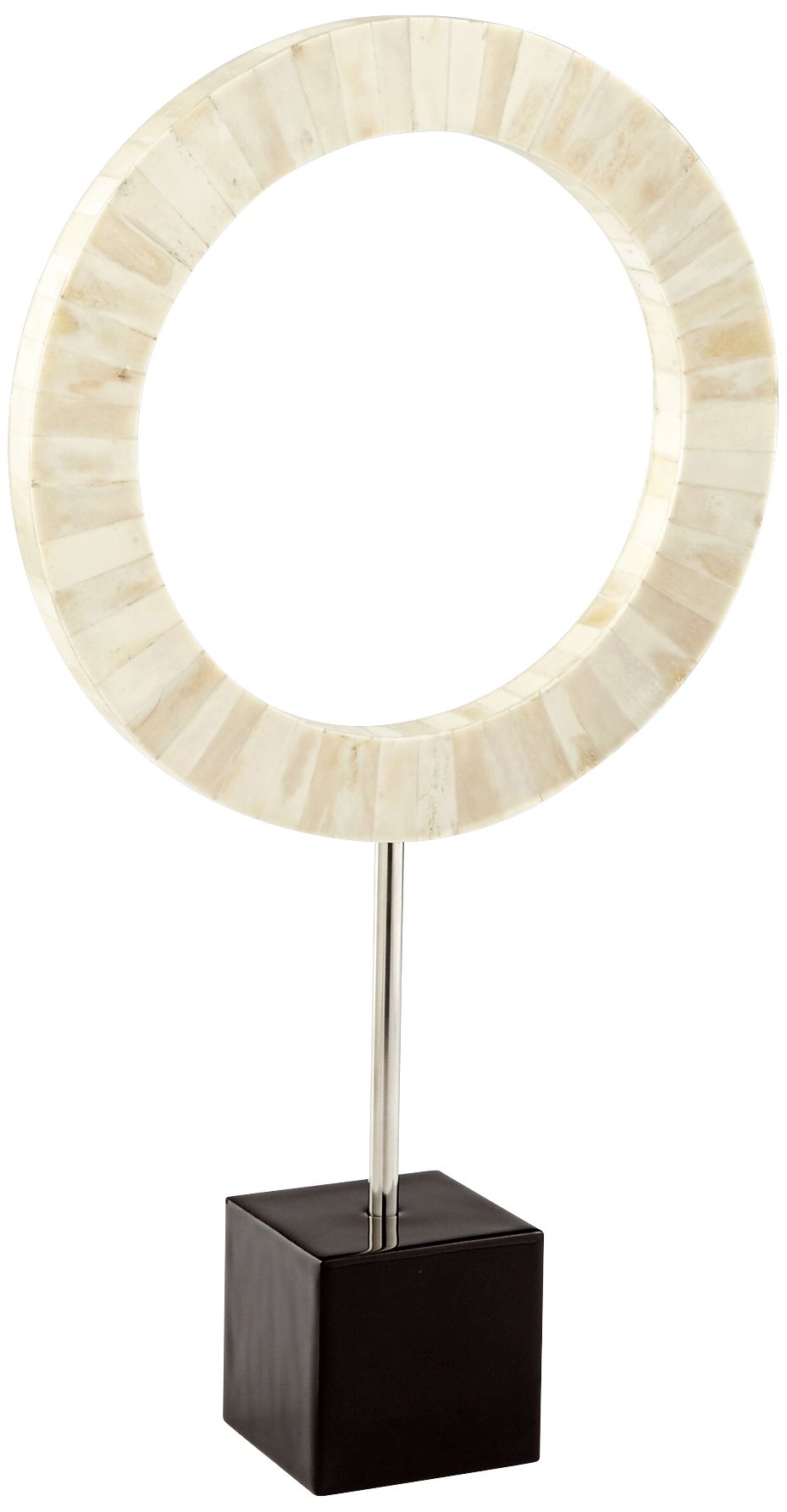 Olympian 23 1/4" High Bone and Black Large Sculpture