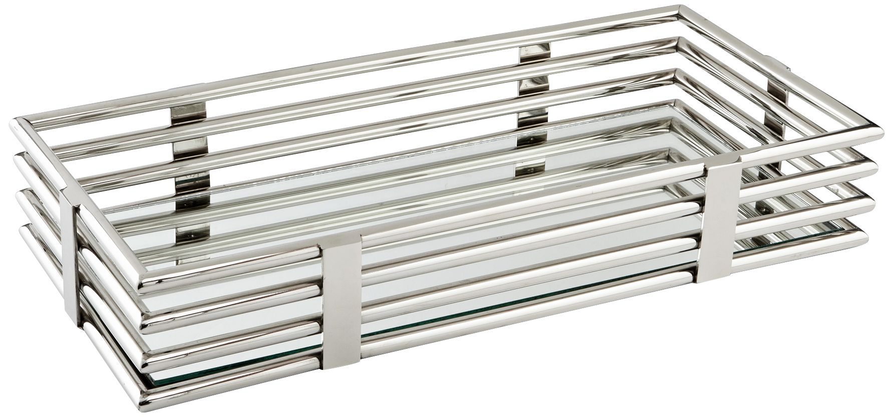 Layers of Meaning Stainless Steel Rectangular Tray