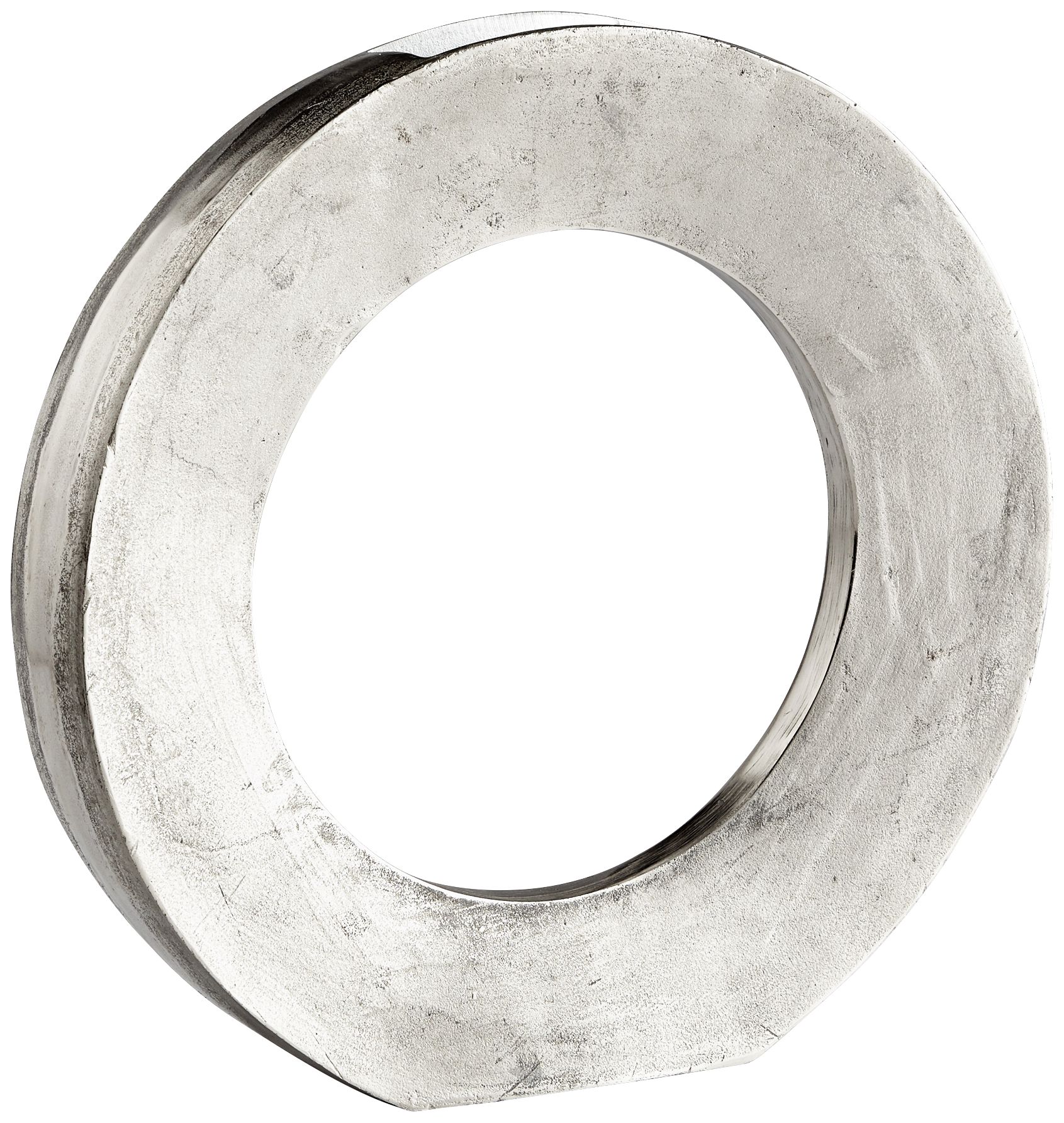 Rise and Shine 20 1/4" Wide Raw Nickel Modern Vase