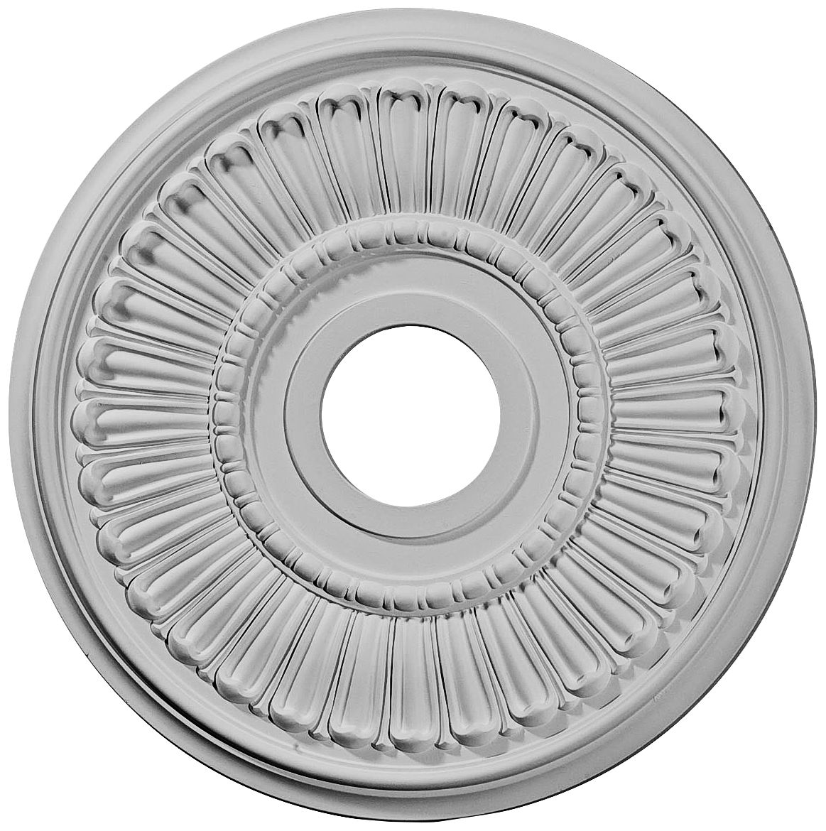 Melonie 16" Wide Primed Round Ceiling Medallion