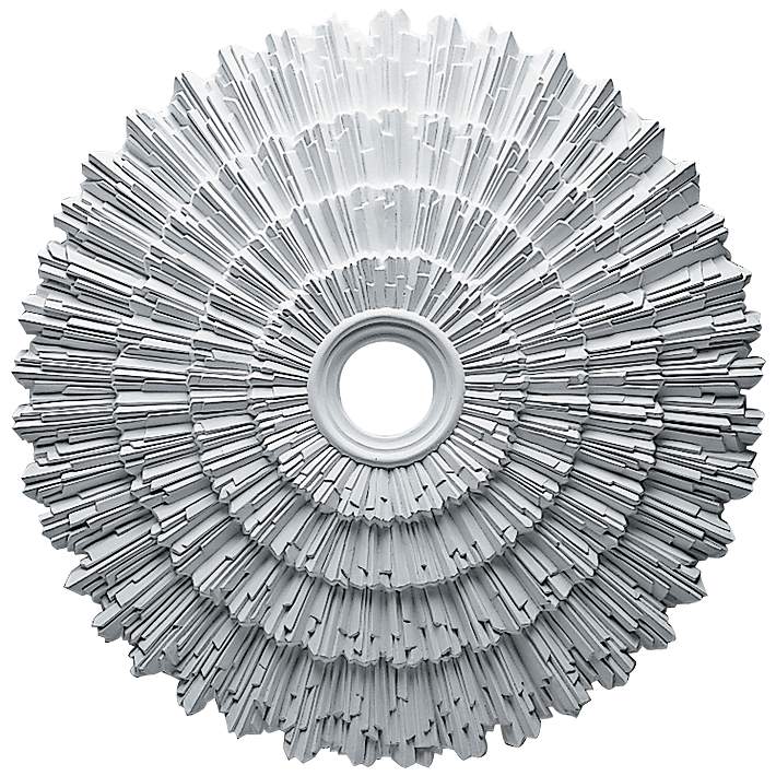 Eryn 24 3 4 Wide Primed Round Ceiling Medallion 9t339 Lamps Plus