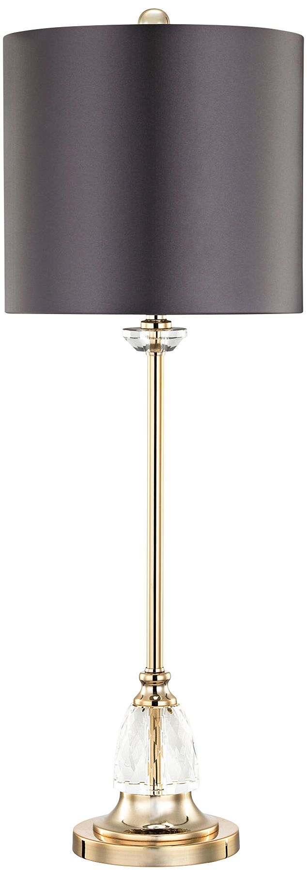 Constance Clear and Gold Table Lamp