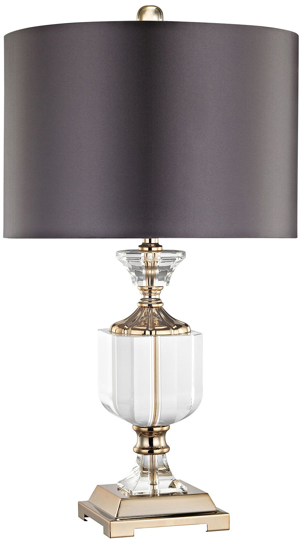 Highclere Clear and Gold Table Lamp