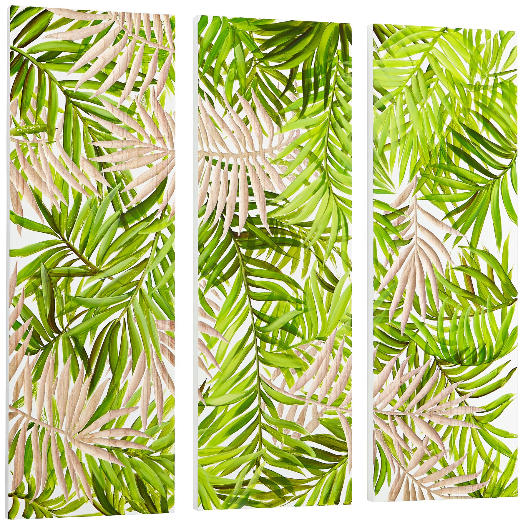 Cyan Design Amazon Green 3-Piece 47 1/4" Square Wall Art Set