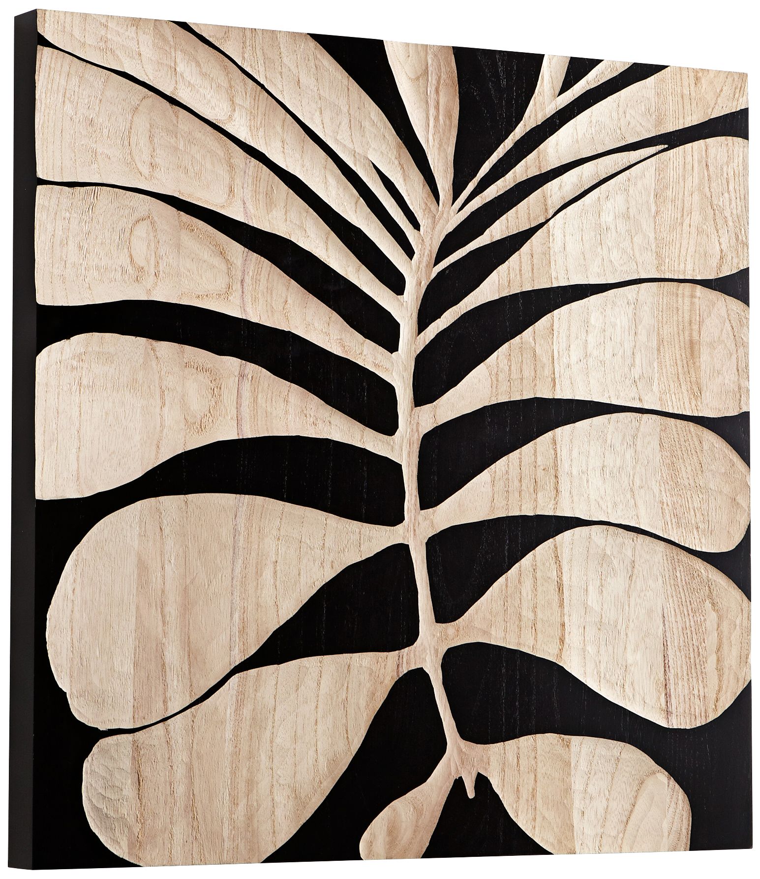 Cyan Design Del Mar Black 23 3/4" Square Wood Wall Art